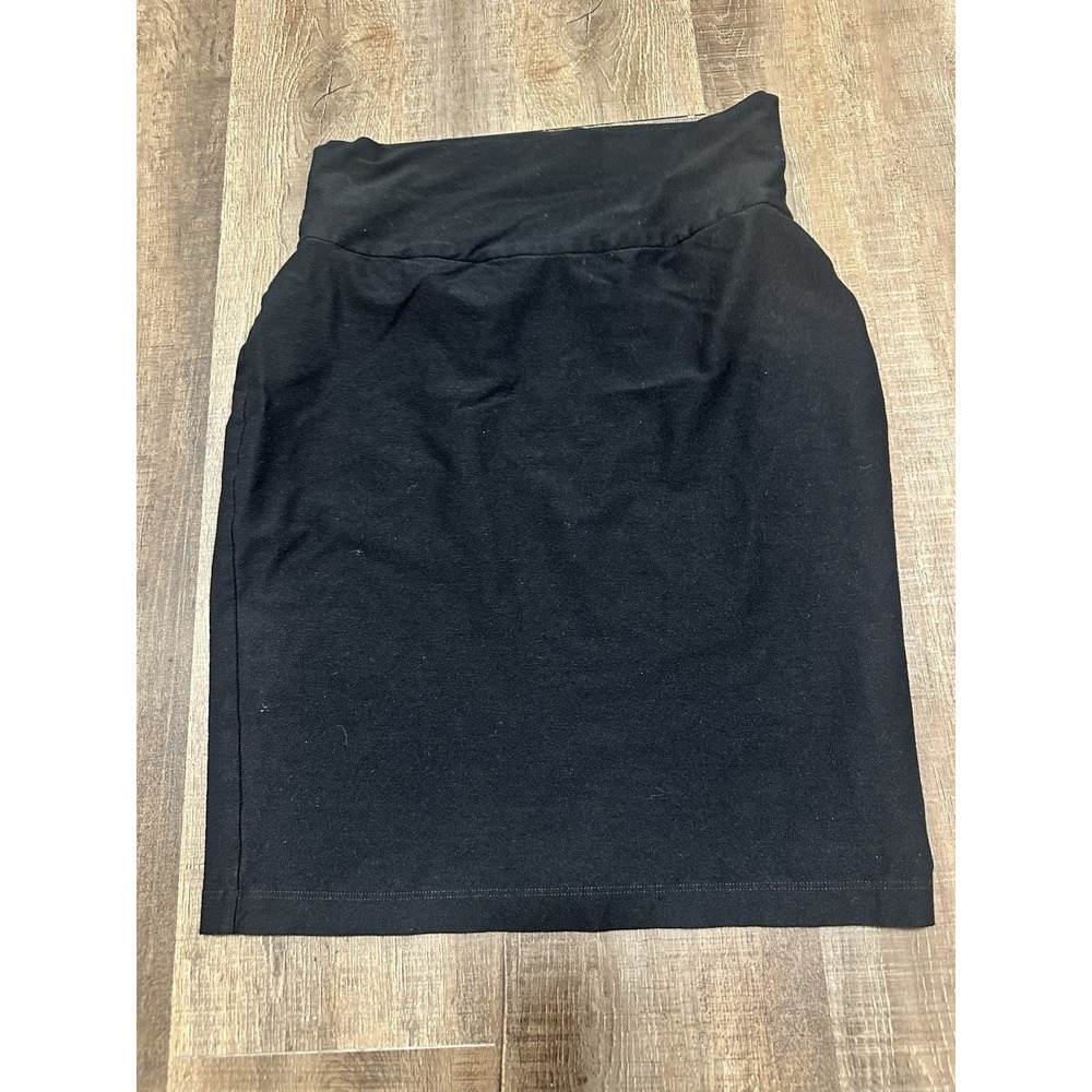 Eileen‎ Fisher Black Viscose Pencil Skirt XS